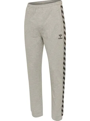 hummel Hose Hmlmove Herren - Herren-Trainingshose aus doppelt gestricktem Stoff mit seitlichen Reißverschlusstaschen und gesticktem Logo, ideal für sportliche Aktivitäten und Komfort.