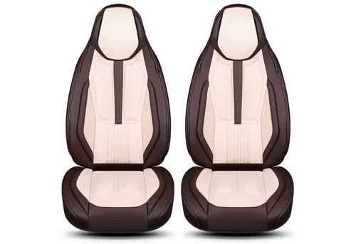 BREMER SITZBEZÜGE Autositzbezug für Mercedes Sprinter W906 - Hochwertige Schonbezüge in Braun/Beige, passend für Baujahr 2006-2018, mit einfacher Montage und universeller Passform. Schützen Sie Ihre Sitze vor Abnutzung und genießen Sie Komfort bei jeder Fahrt.