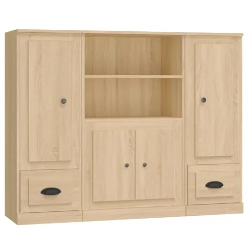 vidaXL Highboard 3 STK. von vidaXL