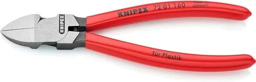 KNIPEX Seitenschneider für Kunststoff 160 mm - Handwerkzeuge, ergonomisch geformt mit Kunststoffgriff für präzises Schneiden von Kunststoffen, ideal für Profis und Hobbybastler.
