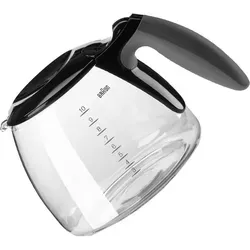 Braun 10-Tassen-Kanne Ersatzteil - Ersatzteil für Kaffeemaschinen, ideal für eine kostengünstige Lösung, um Ihre Maschine weiterhin zu nutzen. Kompatibel mit mehreren Braun-Modellen.