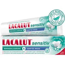 Lacalut sensitiv Zahnpasta Remineralisierung & sanftes Weiß 75 ml