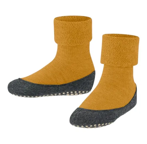 FALKE Unisex Kinder Cosyshoe Minis K Hp Wolle - Hausschuhe aus atmungsaktiver, mulesingfreier Wolle mit rutschhemmenden Noppen für besten Halt. Ideal für Kindergarten und Zuhause, bequem ohne Socken tragbar.