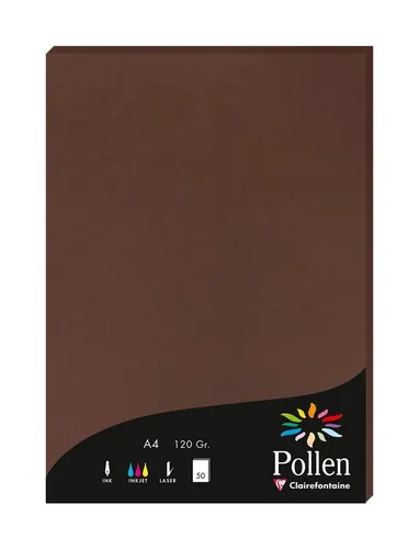 Pollen 10x Papier A4 120g in braun von Clairefontaine