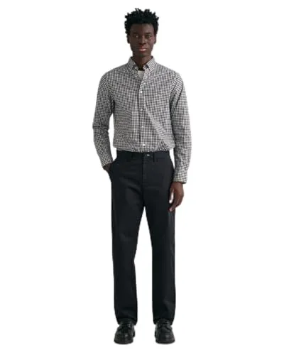 Gant Chinohose REGULAR TWILL CHINOS mit gefütterten Seitentaschen - Wanderhosen aus elastischem Twill, ideal für Komfort und Funktionalität mit Regumit gefütterten Seitentaschen – perfekt für Outdoor-Aktivitäten.