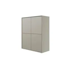 Highboard Stream in Beige – Hochwertige Aufbewahrungslösung