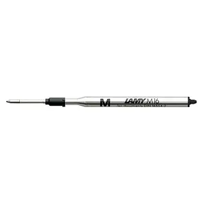 LAMY M 16 Kugelschreibermine M schwarz - 0,5 mm - Kugelschreiber-Ersatzmine für Großraumminen-Kugelschreiber, licht- und wasserresistente Tinte für dokumentenechte Ergebnisse.