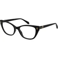 Polaroid Damen Brillenfassung PLD D602 80718 53 - Moderne Katzenaugen-Brille in elegantem Schwarz, ideal für stilbewusste Damen. Die robuste Polyamid-Konstruktion sorgt für Langlebigkeit und Komfort im Alltag.