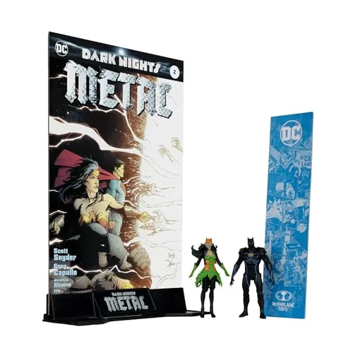 McFarlane Toys - Direct Page Punchers Actionfiguren 2er-Pack Batman of Earth-44 & Batman of Earth-11 (Dark Nights: Metal) 8 cm