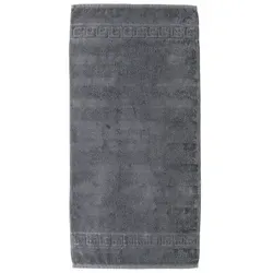 CaWö Handtuch Noblesse 50 x 100 cm Baumwolle Grau Anthrazit