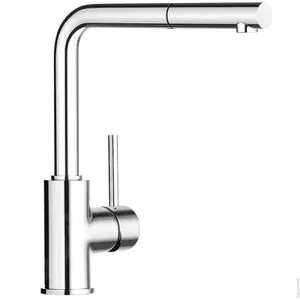 BLANCO MILA-S Küchenarmatur - Hochdruck Armatur mit herausziehbarem Schlauch für einfache Topfbefüllung und Reinigung. 360° Schwenkbereich und Kaltstart-Funktion für energieeffiziente Nutzung in Ihrer Küche.