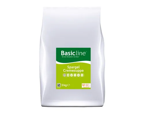 Knorr Basic Line Spargel Cremesuppe 3Kg - Cremige Spargelsuppe der Marke Basic Line, ideal für schnelle und schmackhafte Gerichte. Kühl und trocken lagern für besten Genuss!