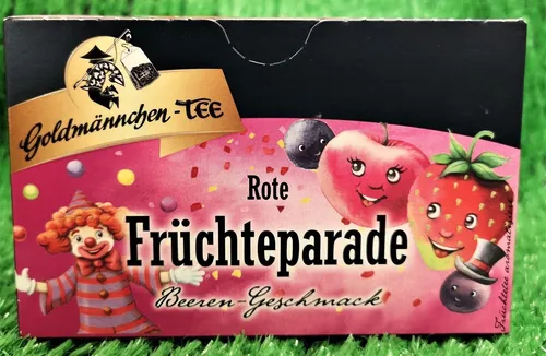  Goldmännchen Tee rote Früchteparade Beerengeschmack Kindertee !!! 49,80€/kg