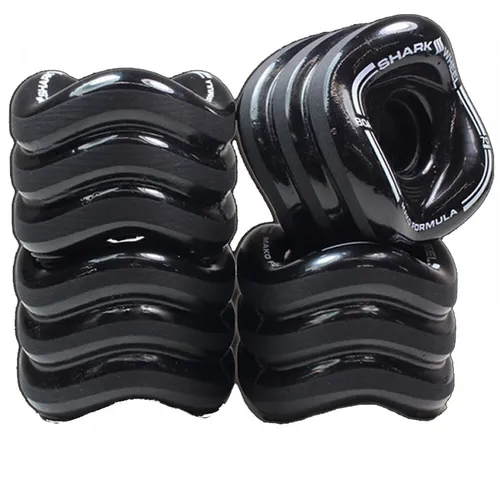 Shark Wheels California Roll Cruiser Rollen 60mm 78A 4er Wheels Set schwarz