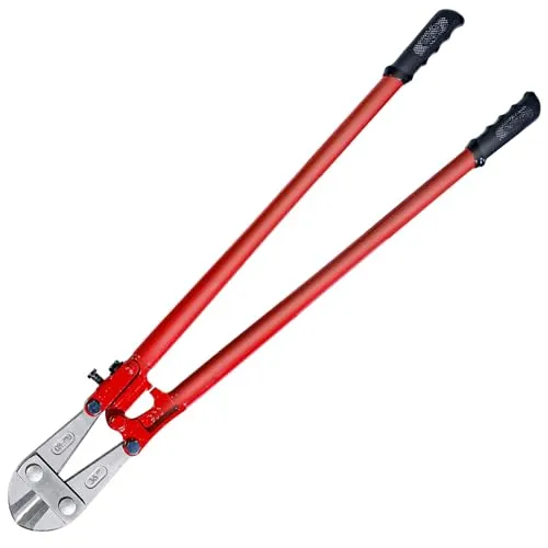 CCLIFE Bolzenschneider 900 mm - Professionelle Schneidleistung für Metall - Schneidwerkzeuge: 900 mm Bolzenschneider mit gehärteten Backen, schneidet Metall bis 12 mm Durchmesser. Ergonomisches Design für komfortables Arbeiten und hohe Effizienz.