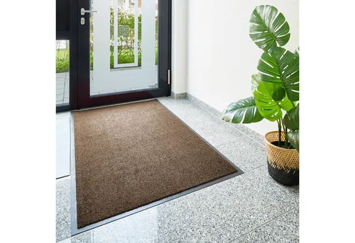 my home Fußmatte Emil - Rutschhemmende Schmutzfangmatte - Hochwertige Fußmatte aus strapazierfähigem Polyamid, rutschhemmend und waschbar bei 30°C. Ideal für jeden Haushalt, schützt vor Schmutz und Nässe, perfekt für Eingangsbereiche.
