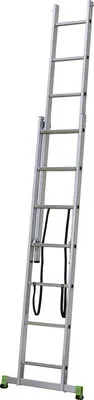 CLASSIK Mehrzweckleiter Aluminium 2-teilig 2 x 7 – Vielseitige Einsatzmöglichkeiten