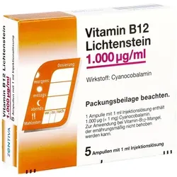 Vitamin B12 1.000 ?g Lichtenstein Ampull 5X1 ml