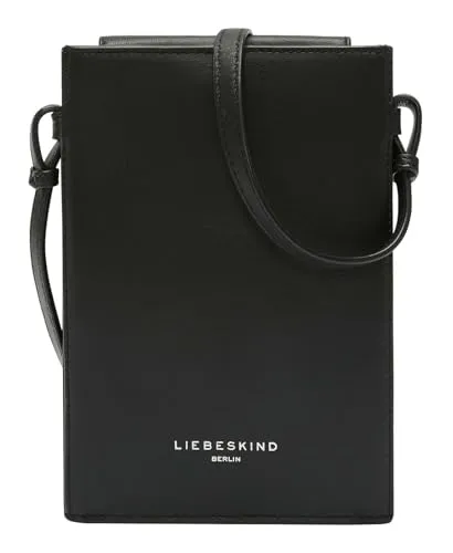 Liebeskind Hilla Handytasche aus Leder 13 cm schwarz - Umhängetaschen aus hochwertigem Leder, stilvolles Design und optimaler Schutz für Ihr Smartphone.