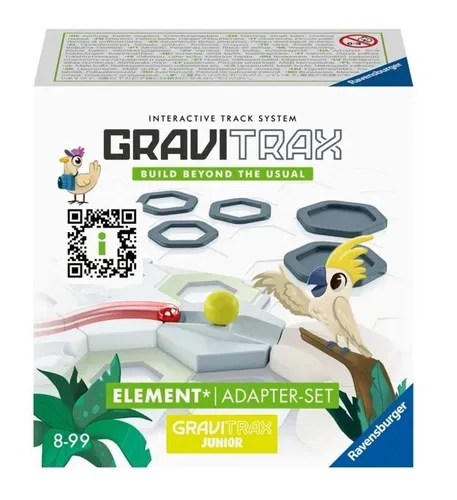 RAVENSBURGER GraviTrax Extension Adapter-Set - Baukästen und Konstruktionsspielzeug, verbindet GraviTrax und GraviTrax Junior für spannende Kugelbahn-Abenteuer ab 8 Jahren.