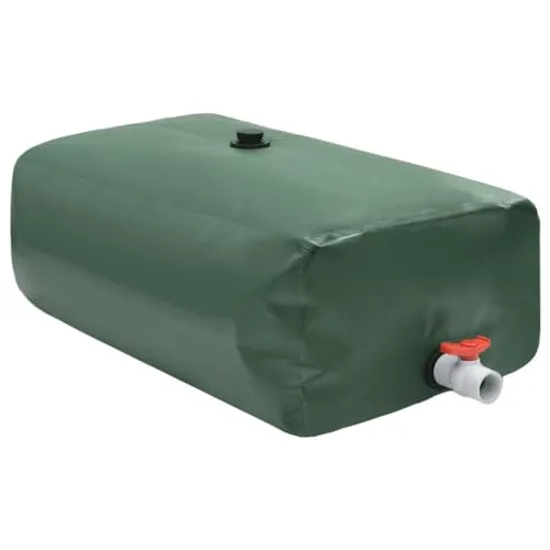 vidaXL Faltbarer Wassertank mit Wasserhahn 1500 L - Bewässerung: Langlebiger, reißfester PVC-Wassertank für effiziente Regenwasserspeicherung, ideal für Garten und Outdoor-Aktivitäten.