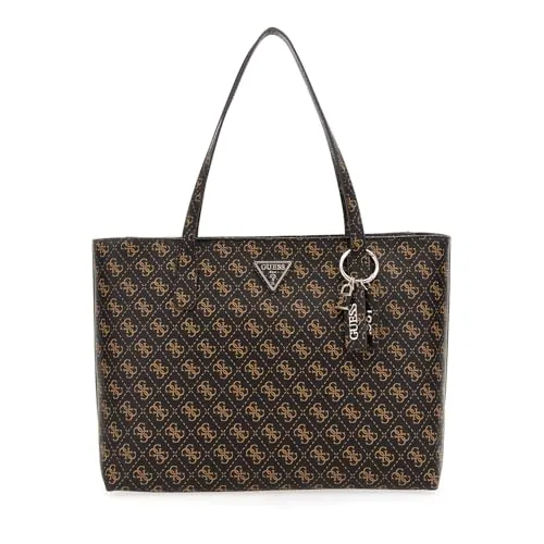 GUESS Eco Elements Tote Brown Logo in braun von GUESS