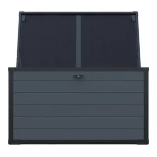 Westmann Kunststoff Gartenbox Silva 570L Anthrazit XXL 74 x 150 x 66cm