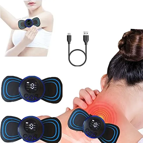 Nackenmassagegerät mit EMS-Technologie, elektrischer Muskelstimulator für entspannende Massagen