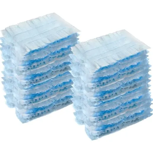 Vicloon Staubmagnet Staubwedel, 24 Stück Staubtücher Elektrostatisch Duster Nachfüllung, Staubmagnet Kompatibel, Mikrofaser Staubwedel Nachfüllpack für Tierhaare Staub Schmutz