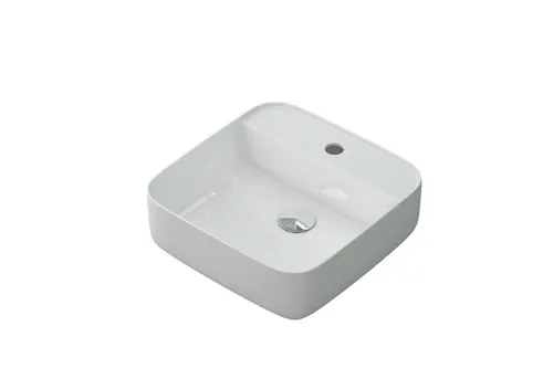 doporro Keramik Aufsatzwaschbecken Br107 für Gäste-WC - Elegantes Aufsatzwaschbecken aus weißer Keramik, ideal für kleine Räume. Perfekt für Ihr Gäste-WC und einfach auf einem Unterschrank zu montieren.