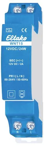 Produktbild Eltako Weitbereichs-Schaltnetzteil WNT15-12VDC/24W