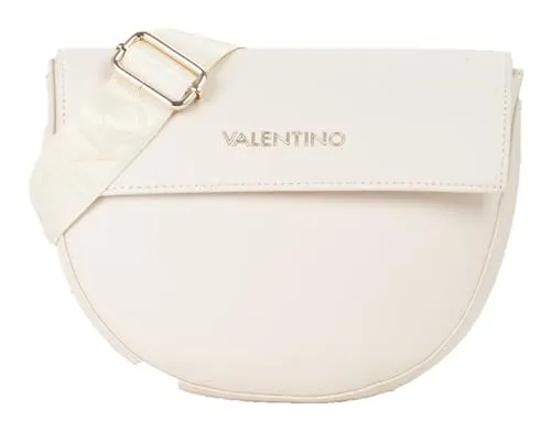 Valentino Bags Umhängetasche Bigs Beige - Elegante Umhängetasche für stilbewusste Frauen | Verstellbarer und abnehmbarer Schulterriemen, clevere Fächeraufteilung für optimale Organisation und hochwertige Verarbeitung aus veganem Material.