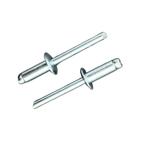 Blindnieten mit Flachkopf 6 x 10 MM, ISO 15979, Stahl verzinkt - 25 Stück