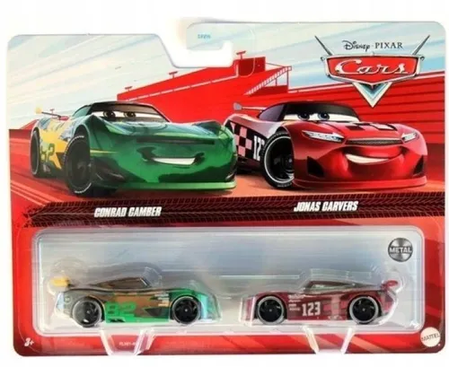 Cars 2er Pack Conrad Camber & Jonas Carvers Metallauto 1:55 von Disney