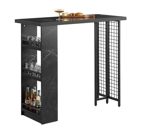 SoBuy Bartisch Schwarz, 120x105x50 cm von SoBuy