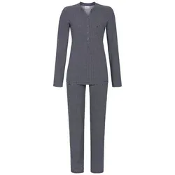 Ringella Pyjama mit Knopfleiste (2 tlg) blau 46