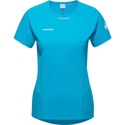 Mammut Aenergy FL T-Shirt Women sky (S) - T-Shirt & Longsleeves, ultraleichtes und atmungsaktives Shirt mit aktivem Feuchtigkeitstransport, ideal für Trailrunning und Bergsteigen.