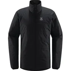 Haglöfs Herren Mimic Silver Isolationsjacke TRUE BLACK XL - Funktionsjacken - Warme, minimalistische Isolationsjacke mit recycelter Mimic-Isolierung für kalte Wetterbedingungen und Aktivitäten mit niedrigem Puls.