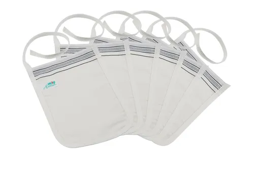 Peeling Handschuh Kese Kelebek 12 Stk. dünn, schwarzer Rand, Waschhandschuh