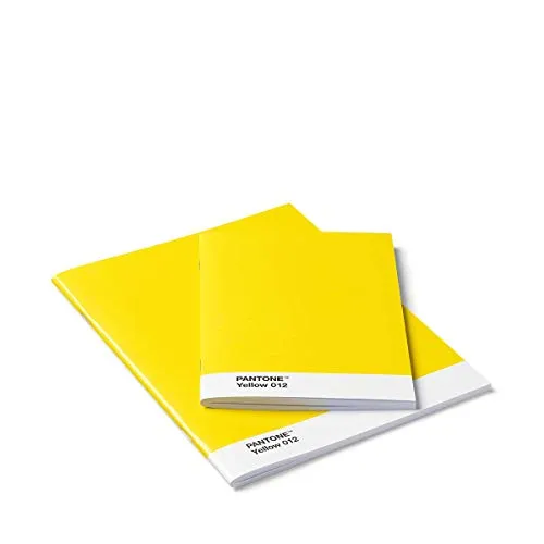 Pantone Blanko-Hefte, Booklet 2er-Set, Yellow 012
