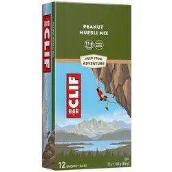 CLIF BAR Energieriegel Erdnuss-Müsli-Mix 68g – 12er Box von Clif Bar