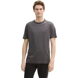 Tom Tailor Herren T-SHIRT WITH PRINT- Regular Fit Regular Fit 1045627-10899-Tarmac Grau 3XL