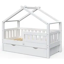VitaliSpa Design Kinderbett 140x70 - Betten: 100% Massivholz, kinderfreundlich und mit praktischer Schublade für zusätzlichen Stauraum.