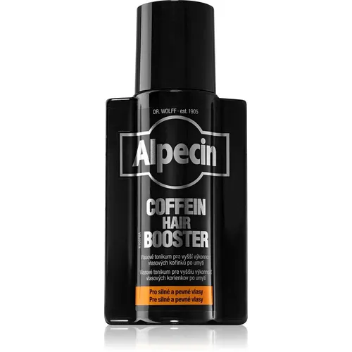 Alpecin Coffein Hair Booster 200 ml - Haartonikum für kräftiges Haar - Alpecin Coffein Hair Booster, 200 ml, für Herren. Stärkt das Haar mit essentiellen Nährstoffen und verbessert die Haarstruktur. Ideal für eine intensive Pflege und sichtbar gesundes Haar.