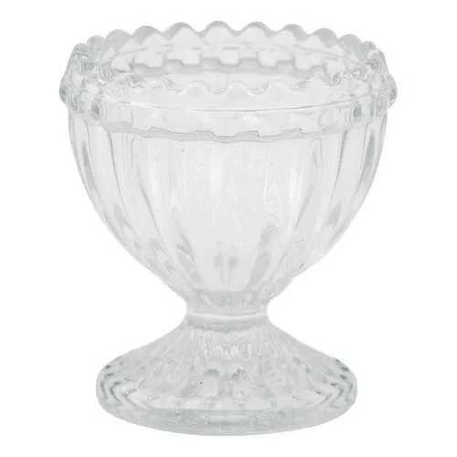 Greengate Glas Eierbecher ALICE Klar Everyday Geschirr