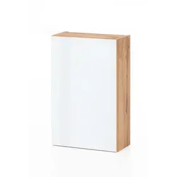 Held-Möbel Oberschrank Helsinki Glas Weiß
