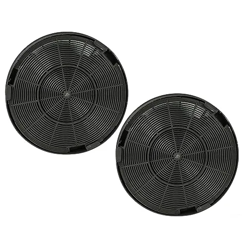 vhbw 2x Aktivkohlefilter kompatibel mit Bosch DHL575C, DHL785C, DHL885C, DWK09G620, DWK09G660 Dunstabzugshaube - 19,6 cm
