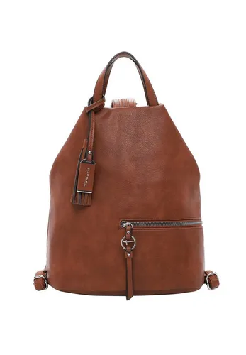 Tamaris Cityrucksack TAS Nele – Damen schwarz - Stylischer Cityrucksack aus hochwertigem Synthetikmaterial mit Echtleder-Optik, ideal für den Alltag. Mit praktischem Innenfach und Reißverschluss für sichere Aufbewahrung.