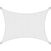 Sol Royal Sonnensegel Wasserdicht 3x4m – UV-Schutz für Terrasse und Balkon - Sonnenschutz-Segel aus wasserabweisendem Polyester, reißfest und schimmelresistent. Ideal für Garten, Balkon oder Camping mit einfacher Montage dank Befestigungsseilen.