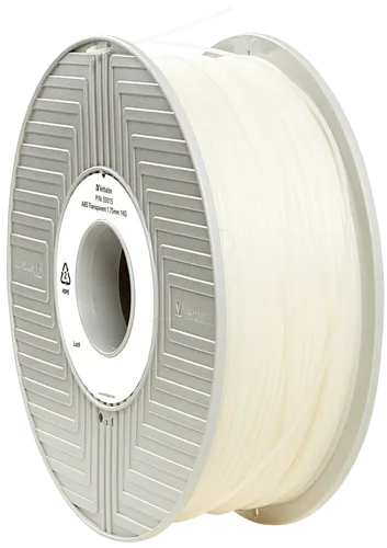 VERBATIM 55028 - ABS Filament 1,75 mm, 1 kg - Filamente für 3D-Drucker, hochbeständiges ABS mit hoher Schmelztemperatur, ideal für hitzebeständige Anwendungen in Bau, Elektro und Automobilindustrie.
